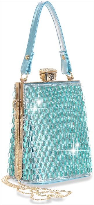Retro Design Petite Bling Hand Tote